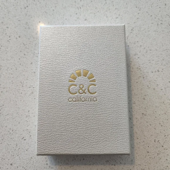 🍉 NIB C&C California Silver Earrings - Picture 2 of 3